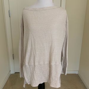 American Eagle waffle knit sweater